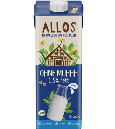 Lapte si bauturi vegetale - Bautura vegatala inlocuitor de lapte fara gluten si lactoza, eco 1L