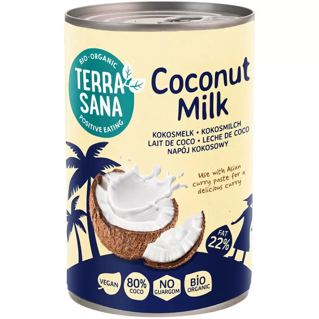 Lapte si bauturi vegetale - Bautura vegetala de cocos 80%, eco 400ml