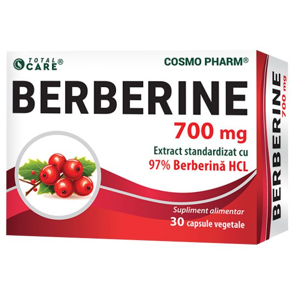 BERBERINE 700 mg - extract standardizat 97% Berberina HCl