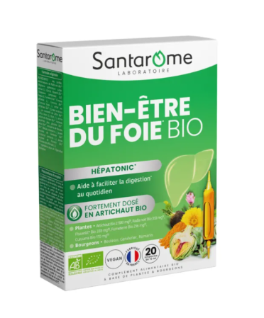 Fiole buvabile - Bien-etre du foie/Hepatonic Bio 20 fiole