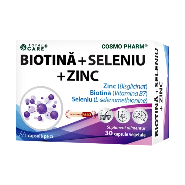 Minerale - Biotina+ Seleniu+ Zinc