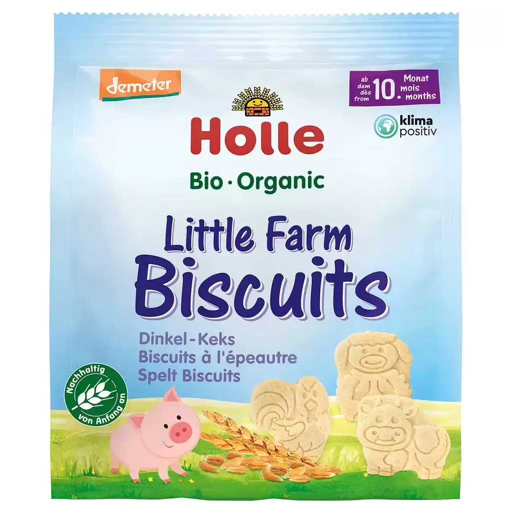 Biscuiti - Biscuiti din spelta mica ferma pentru copii 10 luni, eco 100g
