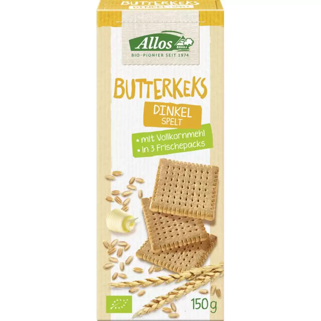 Biscuiti si napolitane - Biscuiti din spelta unt si miere, eco 150g