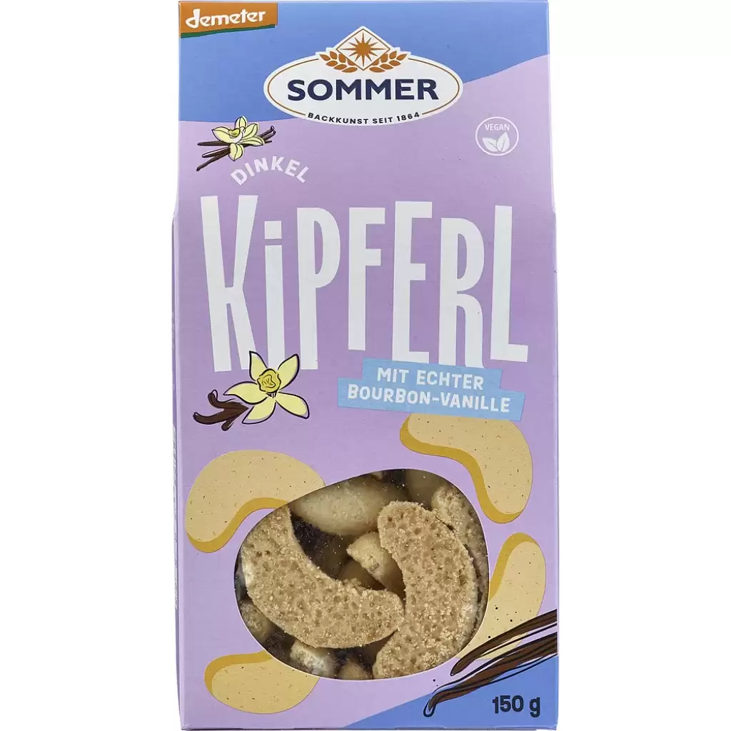 Biscuiti si napolitane - Biscuiti vegani cu spelta si vanilie Demeter, eco 150g