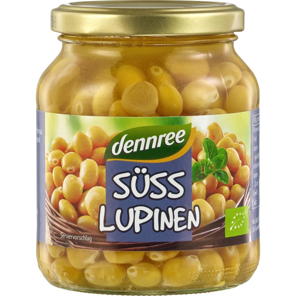 Leguminoase - Boabe de lupin dulce, eco 340g
