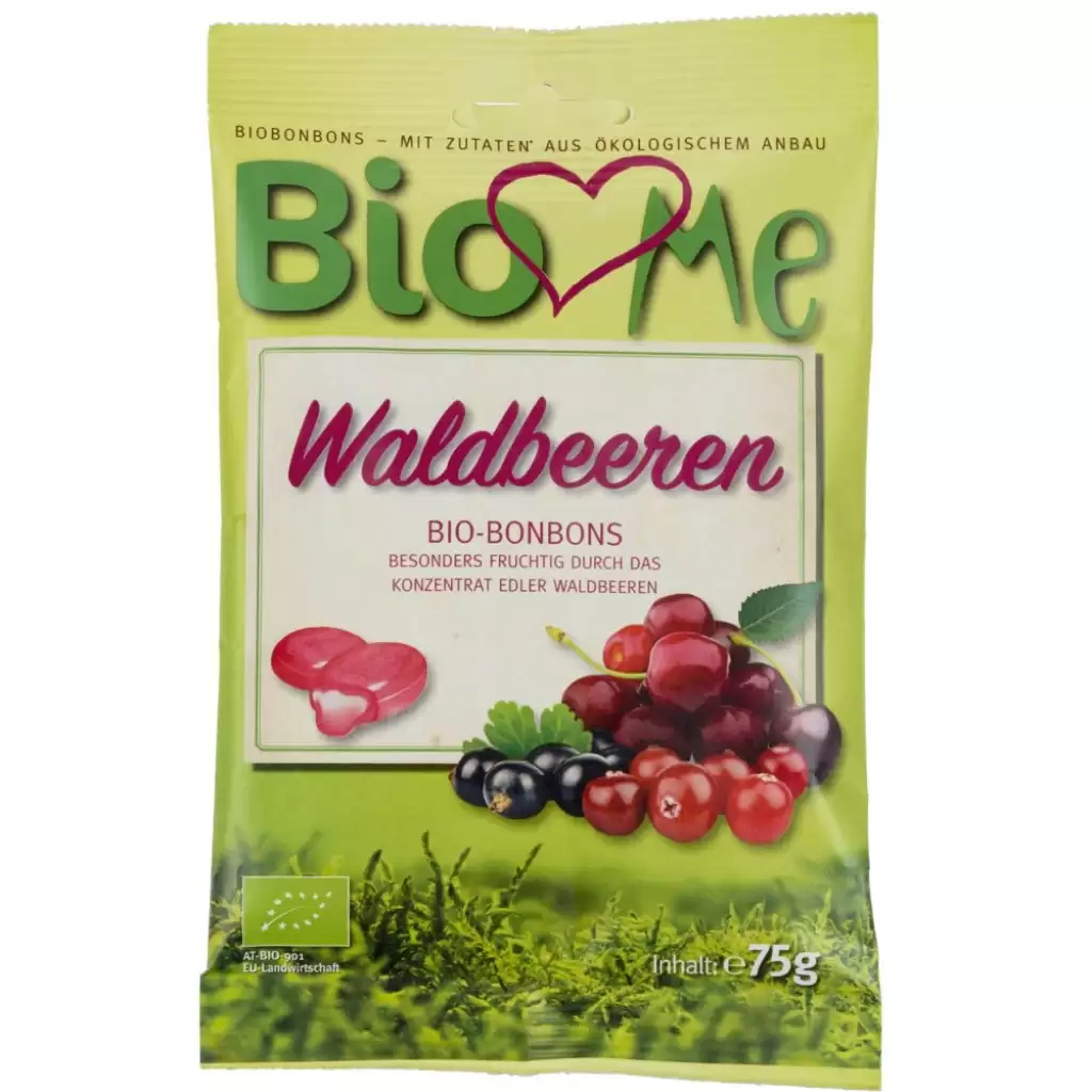 Dulciuri - Bomboane cu fructe de padure fara gluten, eco 75g