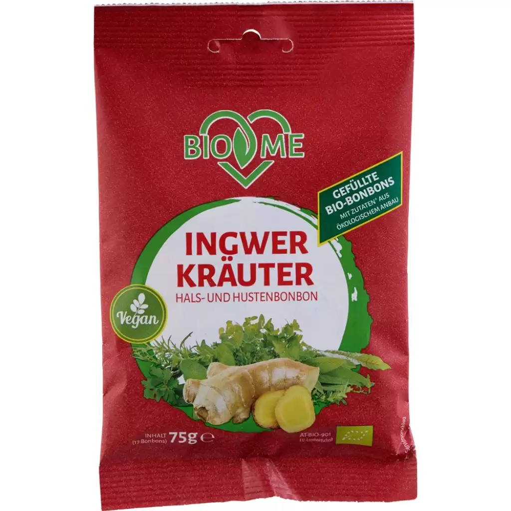 Dulciuri - Bomboane cu ghimbir, eco 75g