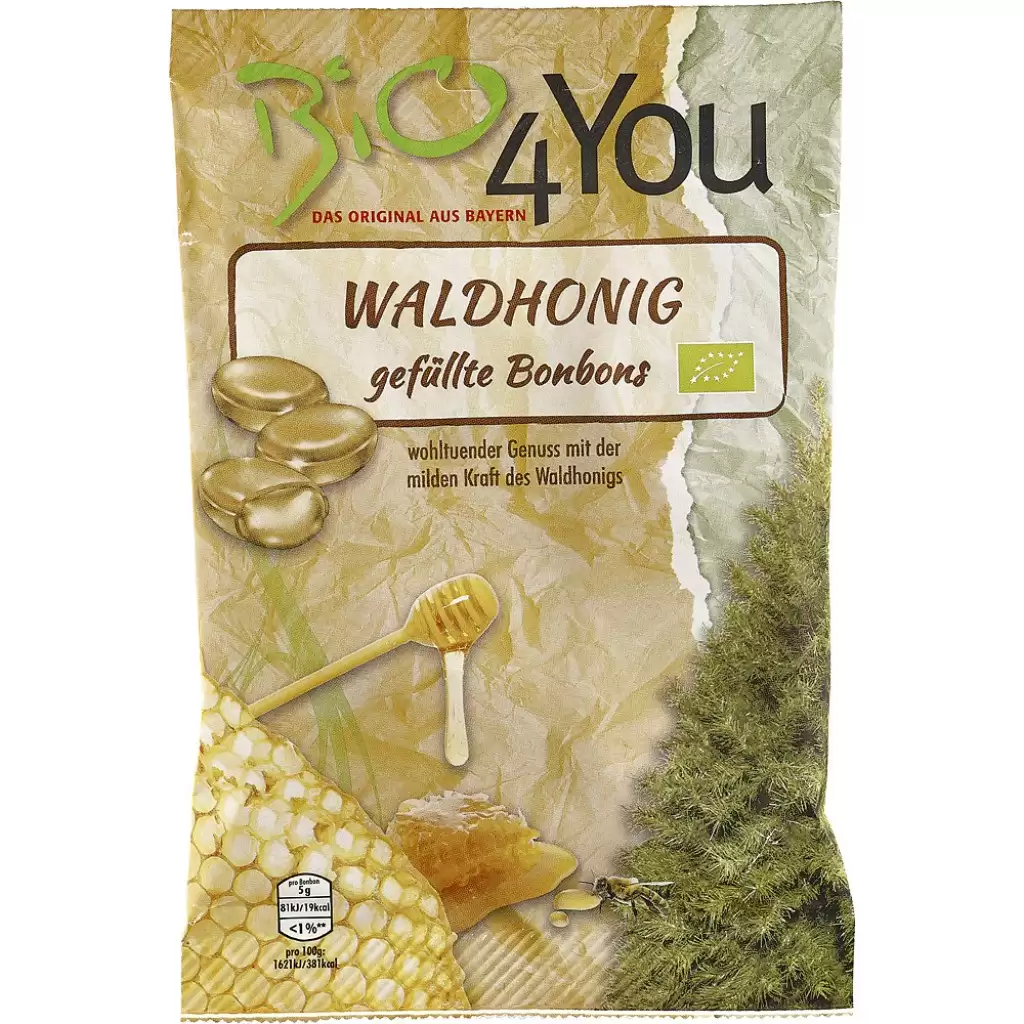 Dulciuri - Bomboane cu miere de padure, eco 75g