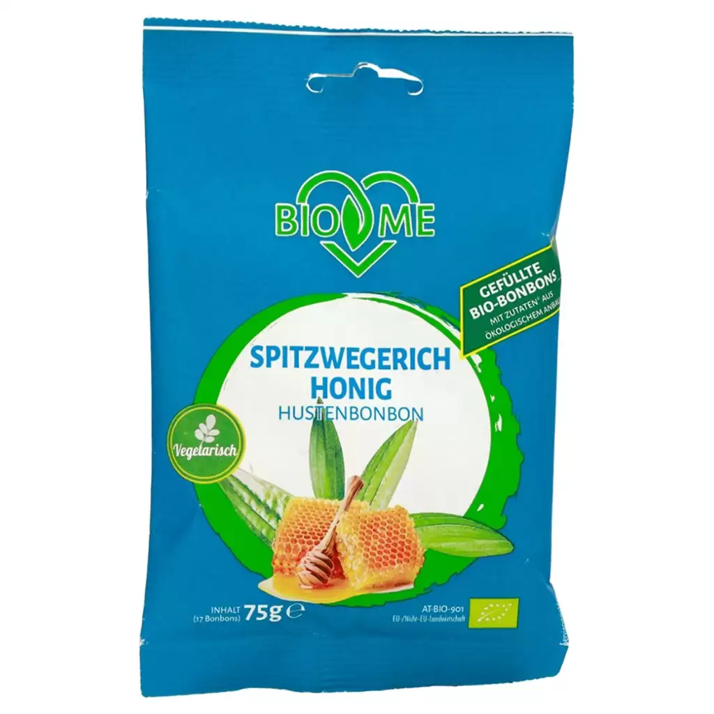 Dulciuri - Bomboane cu miere si patlagina, eco 75g