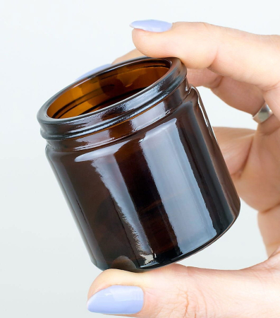 Materiale  - Borcan de sticlă Ambra 60 ml