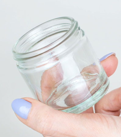 Materiale  - Borcan de sticlă Clara 60 ml