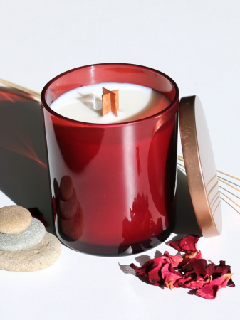 Materiale  - Borcan lumânare AMOUR cu capac 450 ml