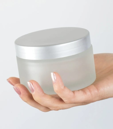 Materiale  - Borcan sticlă Ele Frost cu capac, 200 ml