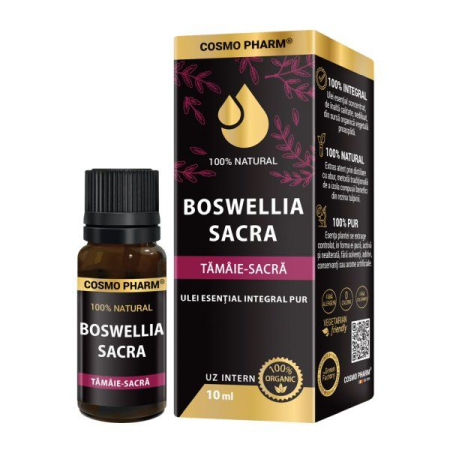 Uleiuri Esentiale - BOSWELLIA SACRA - Ulei Esential De Tamaie-Sacra 10 ml Uz Intern