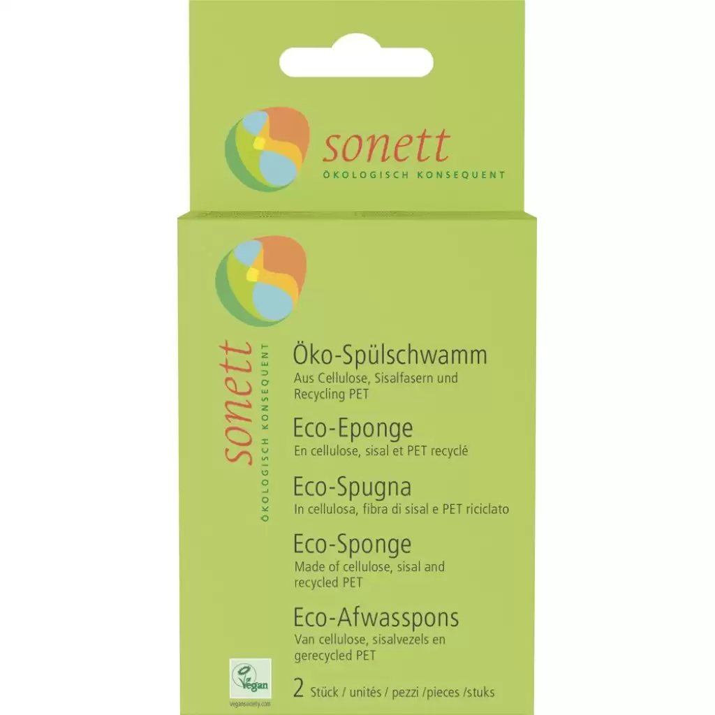 Accesorii curatenie - Bureti ecologici pentru spalat vase 2buc