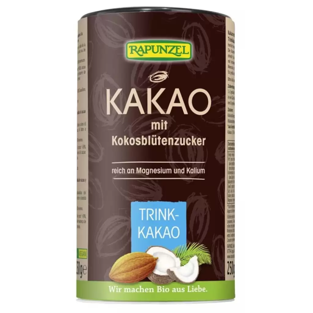 Cacao - Cacao cu zahar din nuca de cocos, eco 250g