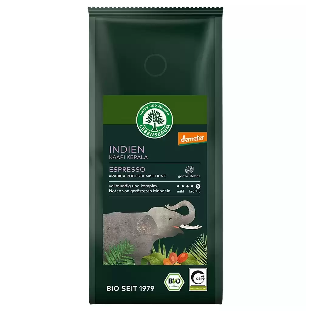 Cafea - Cafea India Kaapi Kerala Espresso boabe, eco 250g