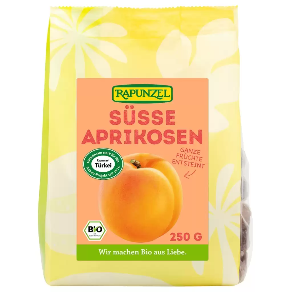Fructe uscate - Caise intregi dulci fara samburi, eco 250g