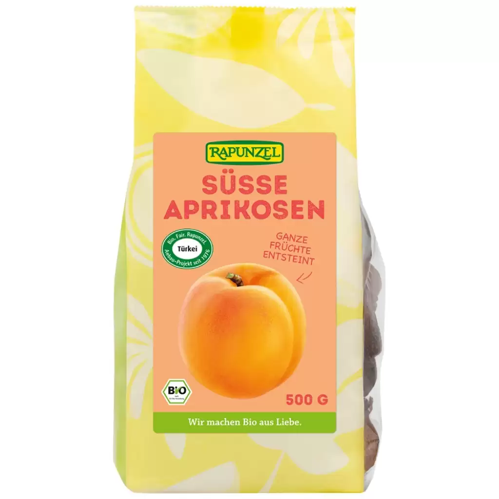Fructe uscate - Caise intregi dulci fara samburi, eco 500g