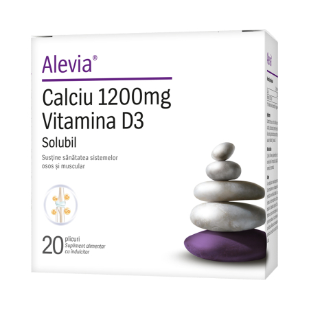 Suplimente - Calciu 1200mg Vitamina D3 Solubil 20 plicuri