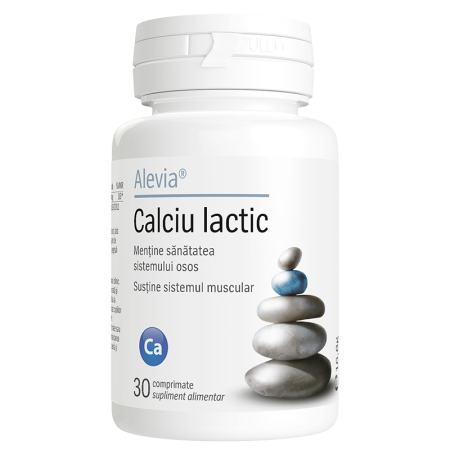 Suplimente - Calciu lactic 30 comprimate