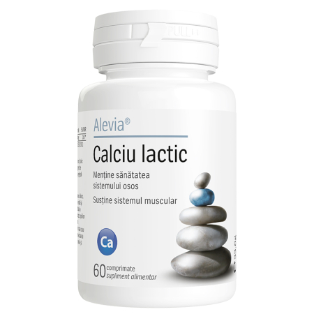 Suplimente - Calciu lactic 60 comprimate