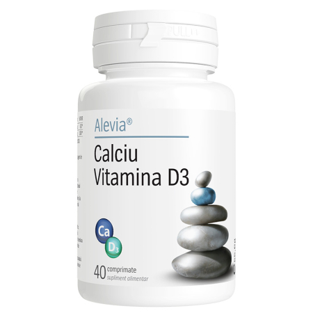 Suplimente - Calciu Vitamina D3 40 comprimate
