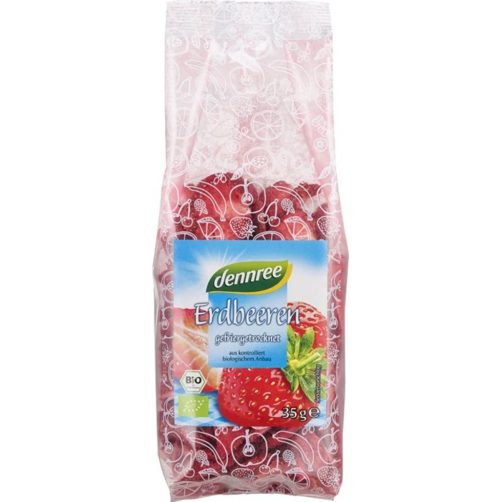 Fructe uscate - Capsuni felii liofilizate, eco 35g