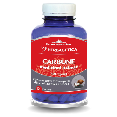 Vitamine - Carbune Medicinal Activat 120 capsule