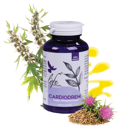 Capsule cu uleiuri esentiale - CARDIODREN - 120 capsule