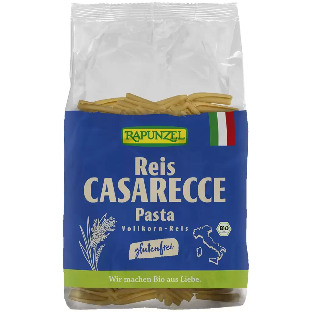Paste fainoase - Casarecce  din orez integral fara gluten, eco 250g