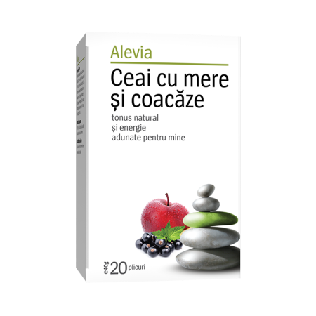 Suplimente - Ceai cu mere și coacăze 20 plicuri