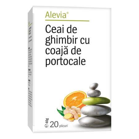 Suplimente - Ceai de ghimbir cu coajă de portocale 20 plicuri