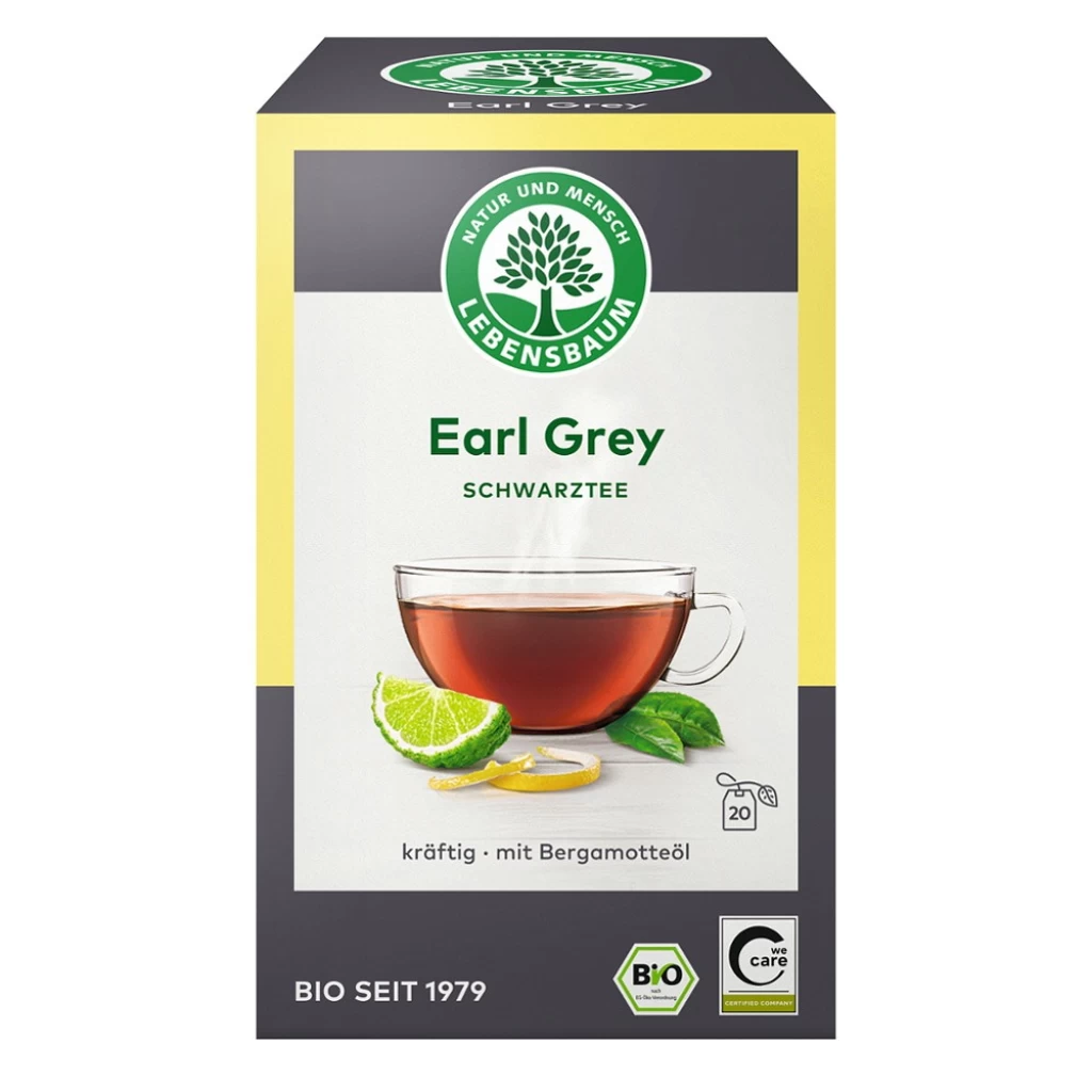 Ceaiuri - Ceai negru Earl Grey 20 plicuri, eco 40g