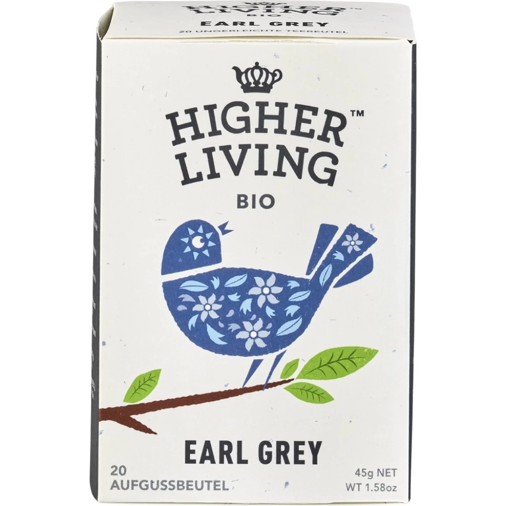 Ceaiuri - Ceai negru Earl Grey 20 plicuri, eco 45g