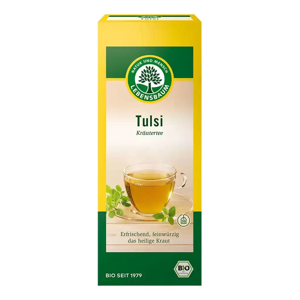 Ceaiuri - Ceai Tulsi Busuioc Indian 20 plicuri, eco 30g