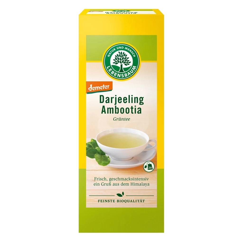 Ceaiuri - Ceai verde Darjeeling Demeter 20 plicuri, eco 30g