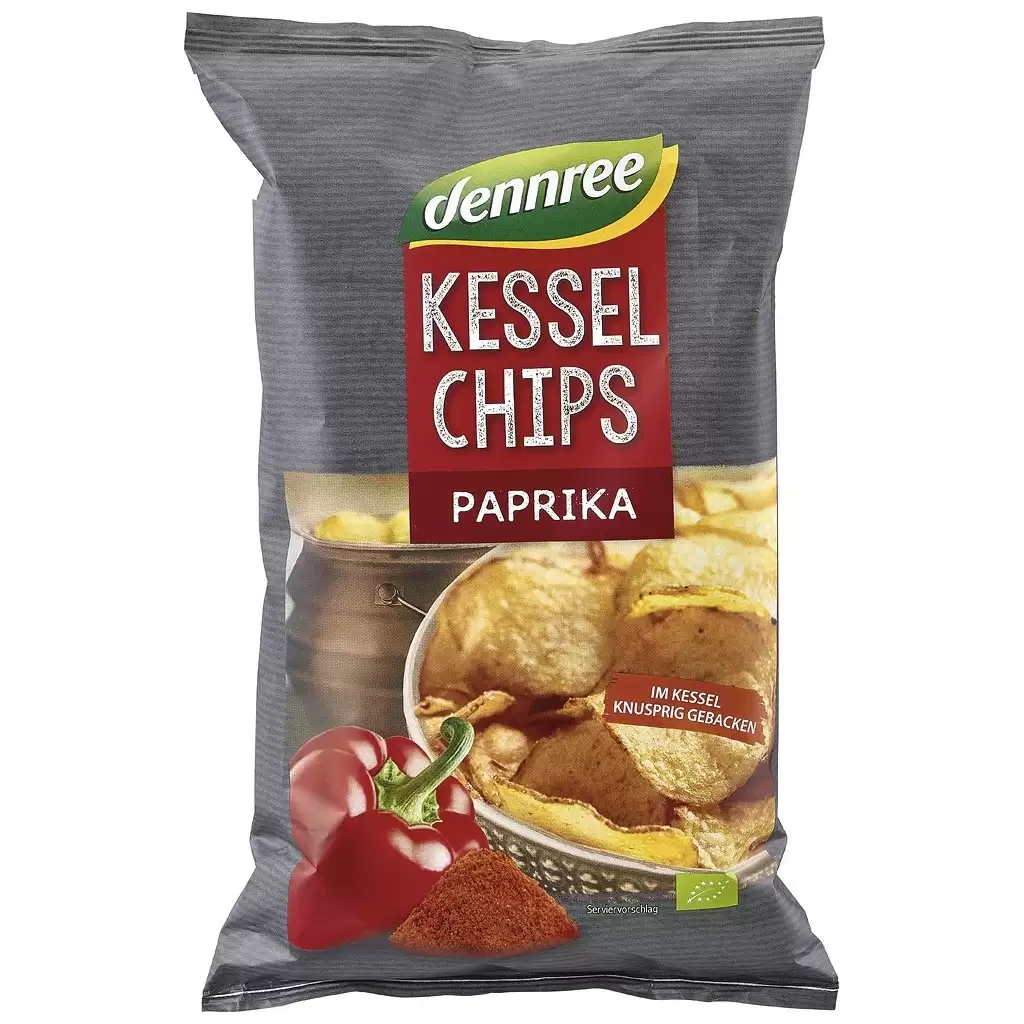 Sticksuri, chipsuri si covrigei - Chipsuri de cartofi cu boia, eco 125 g