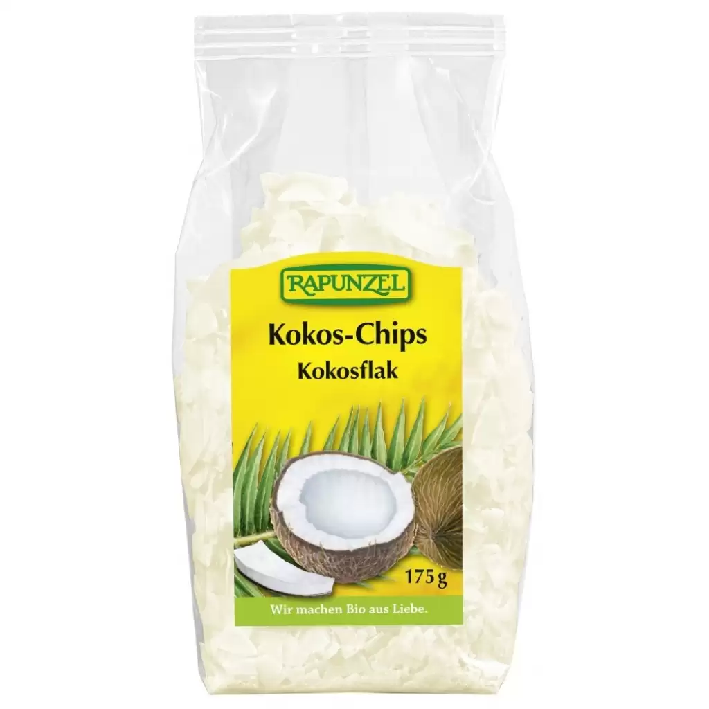 Seminte, Nuci - Chipsuri din nuca de cocos, eco 175g