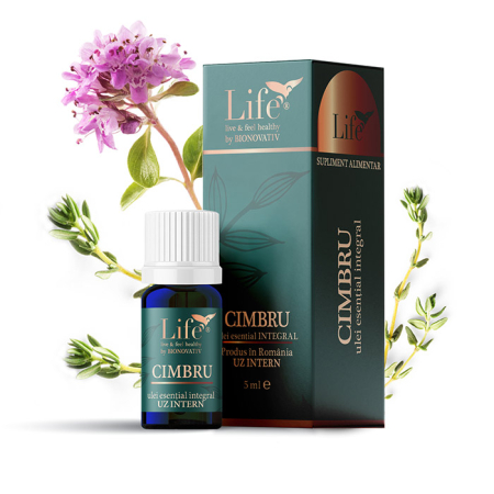 Uleiuri esentiale de uz intern - CIMBRU - ulei esențial integral - 5 ml