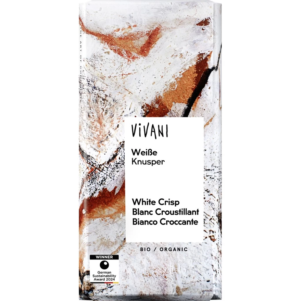 Ciocolata - Ciocolata  alba crocanta, eco 80g
