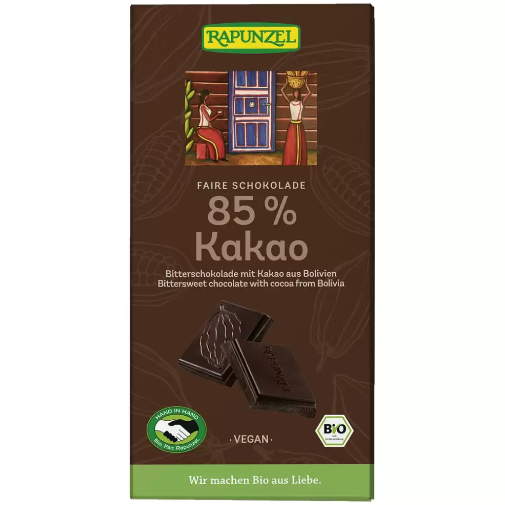 Ciocolata - Ciocolata amaruie 85% cacao vegana, eco 80g