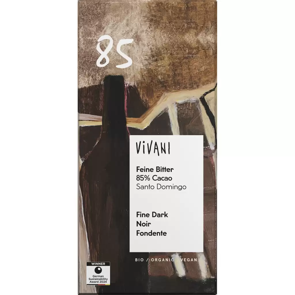 Ciocolata - Ciocolata amaruie cu 85% cacao vegana, eco 80g