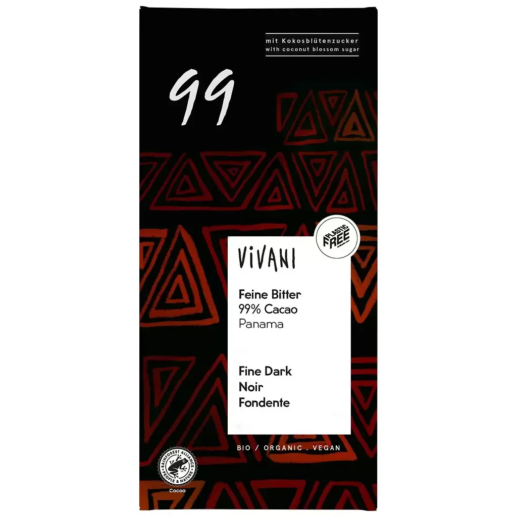 Ciocolata - Ciocolata amaruie cu 99% cacao, eco 80g