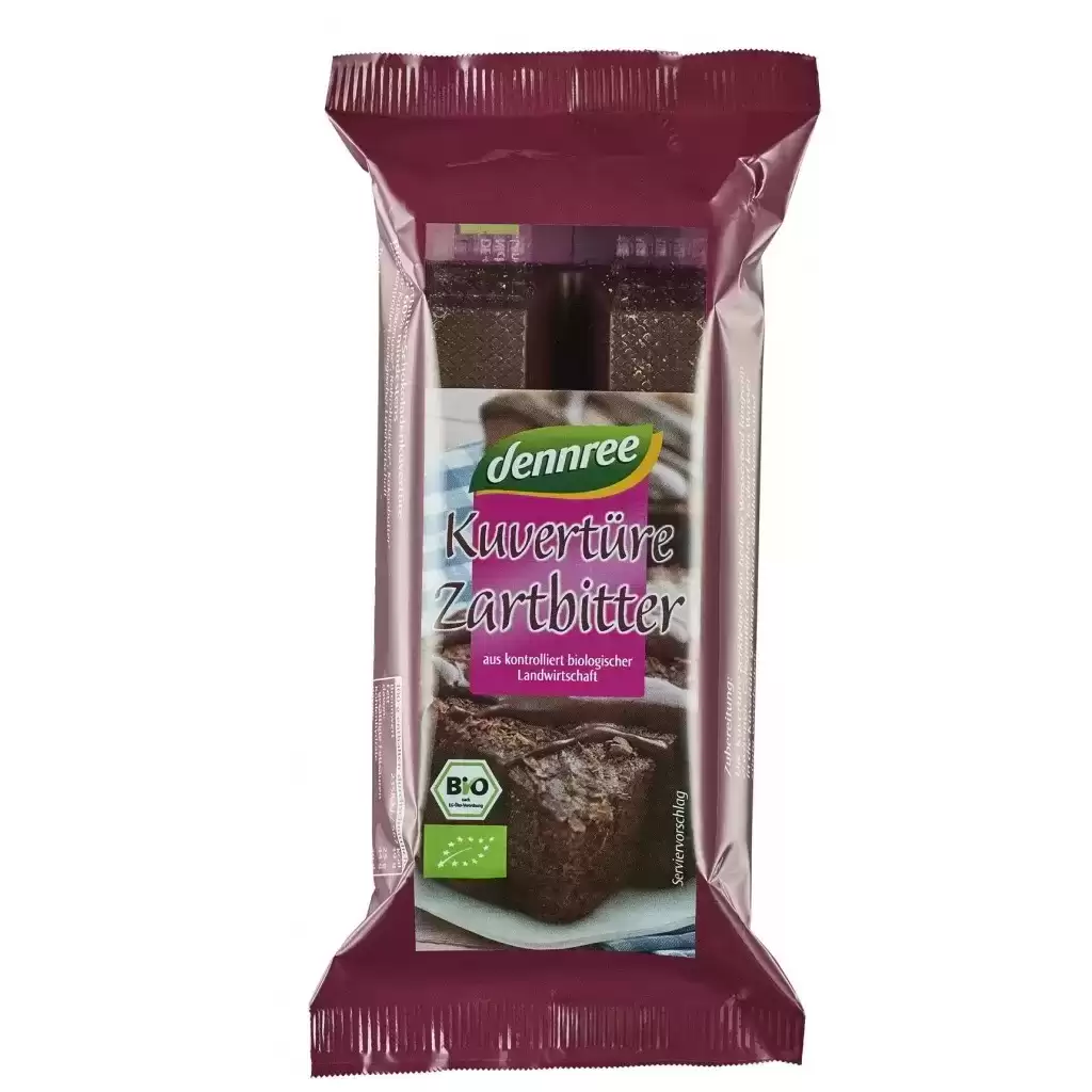 Ingrediente copt - Ciocolata amaruie cuvertura, eco 150g