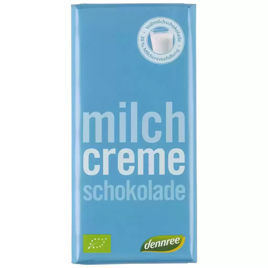 Ciocolata - Ciocolata cu lapte si crema de lapte, eco 100g