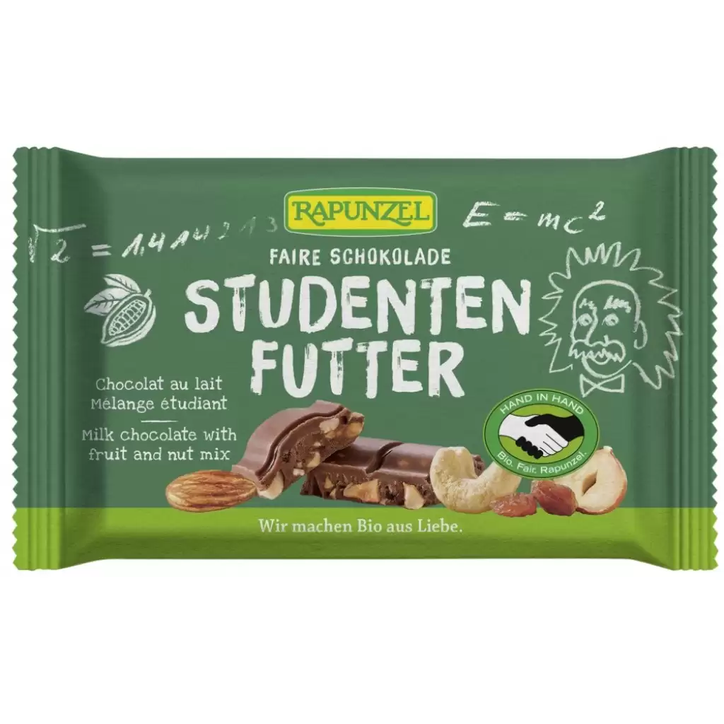 Ciocolata - Ciocolata cu mix de fructe si alune, eco 100g