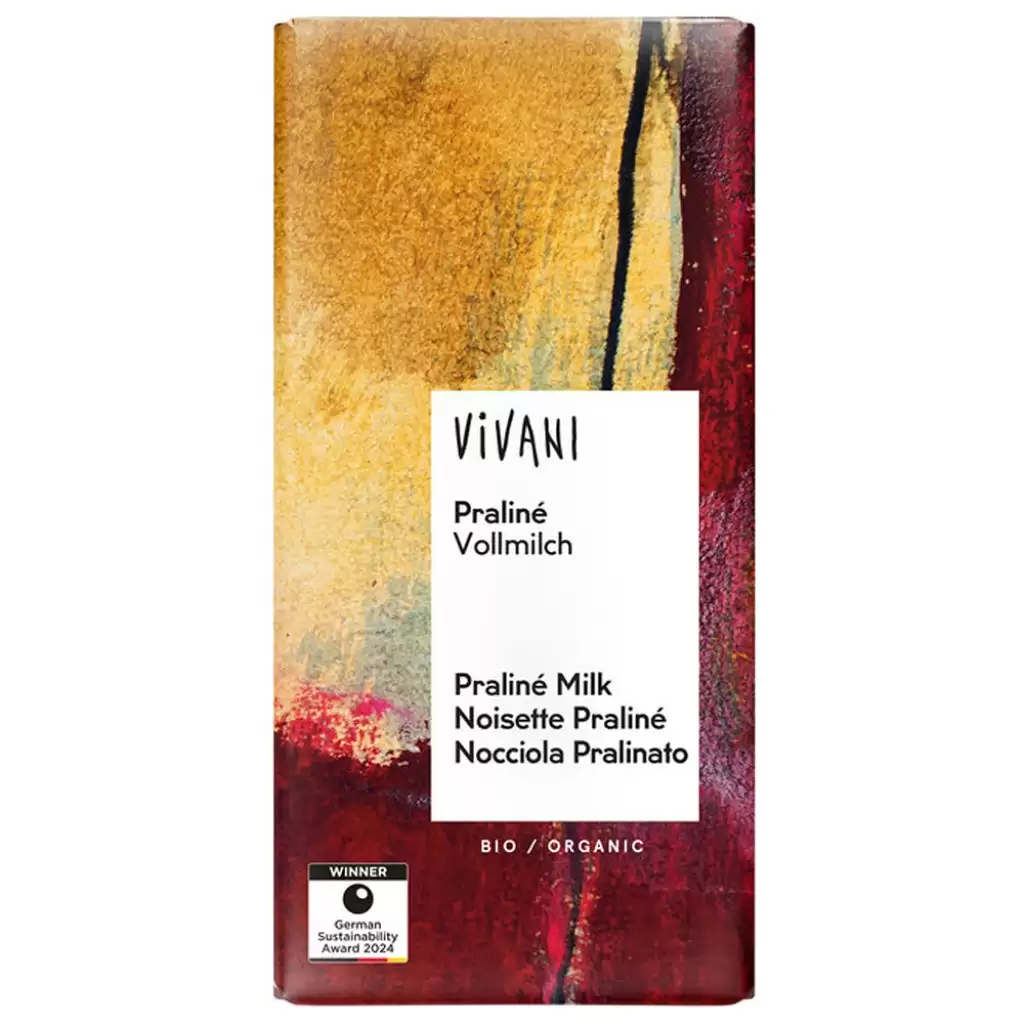 Ciocolata - Ciocolata cu praline si lapte integral, eco 100g