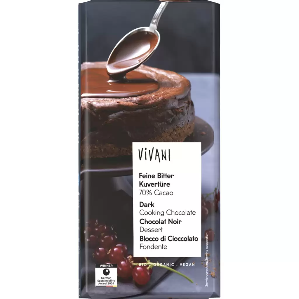 Ciocolata - Ciocolata cuvertura amaruie, eco 150g