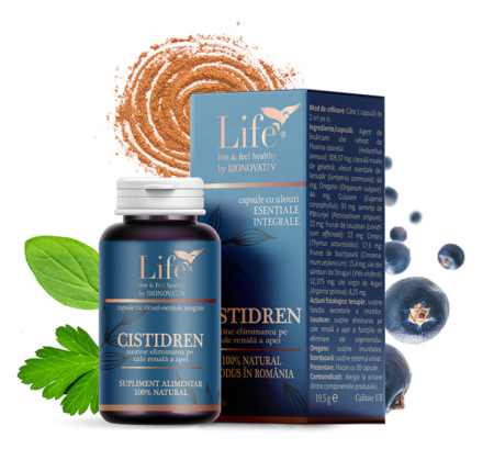 Capsule cu uleiuri esentiale - CISTIDREN - 30 de capsule